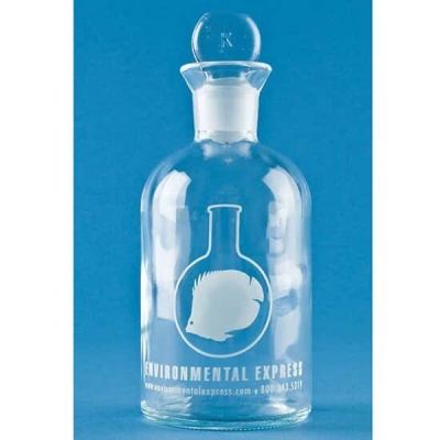 Botella BOD de vidrio Environmental Express, con tapa, capacidad 300 ml - 24 unidades