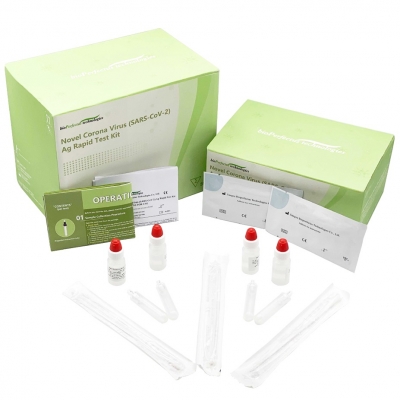 Novel Corona Virus (SARS-CoV-2) Ag Rapid Test Kit, 20u BioPerfectus