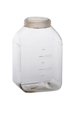 Botella de H-Temp Polisulfona con anillo de silicona. 400 ml
