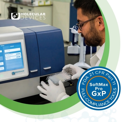 SoftMaxPro GxP para un trabajo conforme a la norma 21 CFR Parte 11 de la FDA con lectores de placas de Molecular Devices