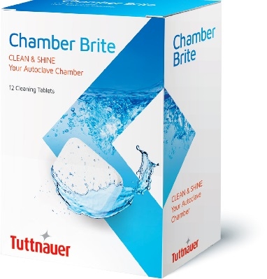 Tabletas Chamber Brite para limpieza de autoclaves -paquete de 12 unidades-