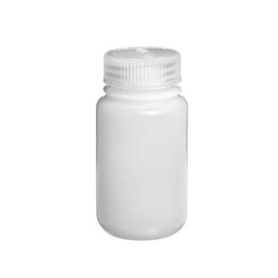 Botellas para muestras de boca ancha Nalgene, polietileno natural de alta densidad HDPE