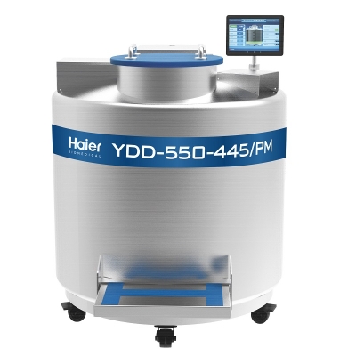 Contenedor Encamisado de Nitrógeno Liquido Inteligente Haier modelo YDD-370-326/PM, de 370 L de capacidad