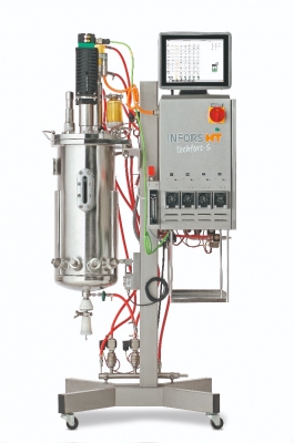 Biorreactor esterilizable in situ compacto Techfors-S, marca Infors-HT